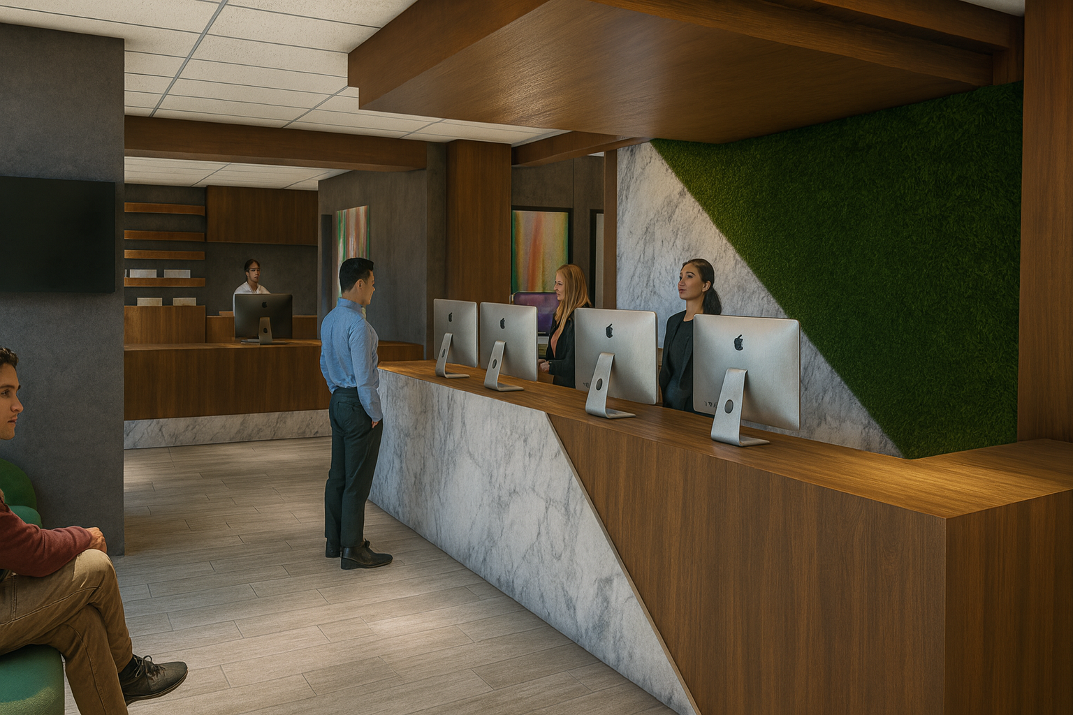 Modern Pharmacy & Medical Unit Reception Design
